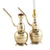 Jintai Hookah Latón Antiguo Cigarrillo Tabaco Doble Propósito Pipa de Agua Hookah Portátil para Hombre Creatividad Personalizada