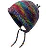 Gorro de nicho de estilo coreano, gorro de punto cálido con arcoíris, gorro de lana tejido a mano, jersey con puntera y protección para las orejas, gorro Lei Feng de moda