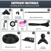 Nuevo Producto Set de Riego Automático para Flores de Jardinería de 6 mm con Boquilla Atomizadora Universal Ajustable Aspersor de Refrigeración de Riego en Stock