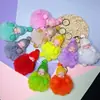 Llavero de Briqueta de Felpa Falsa de Moda, Juguete de Peluche Lindo y Original, Llavero Colgante de Bolso Amuleto de la Suerte