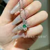 Atacado de fábrica alta qualidade material natural perigoso Pingente de borboleta de jade verde Yang design pequeno e fresco Cravação em prata s925