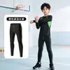 Jersey de baloncesto Youyou para niños, capa base, traje de entrenamiento ajustado, secado rápido, para niños, adecuado para saltar la cuerda, correr y actividades de fitness, conjunto deportivo