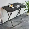 Mesa dobrável simples, modelo novo para refeições em casas pequenas, mesa portátil para uso externo para montar barracas, mesa quadrada comercial