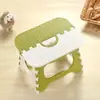 Taburete plegable portátil para niños, exterior, engrosado, para el hogar, taburete de plástico elevado de mano para adultos