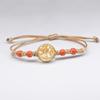 Ventas Directas de Fábrica Suministro Pulsera de Flores Secas Recuerdo Encaje Flor Real Estilo Bosque Regalo para Dama Estudiante Hecho a Mano