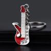 Pingente Chaveiro Guitarra Elétrica Y2K Trendy Americana Ins Retrô Milênio Pingente de Baixo Pingente de Bolsa Lembrança