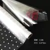 Celofane para Embalagem de Flores Altamente Transparente à Prova de Poeira e à Prova d'Água Padrão Floral Natalino Celofane de Embalagem Forrado com Plástico OPP