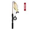 Caña Telescópica para Jugar con Gatos, Caña de Pescar, Pluma, Pez Pequeño, Cascabel, Juguete Interactivo para Gatos, Fabricante de Artículos para Gatos, Al Por Mayor en Stock