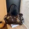 Bolso Nicho Estilo Coreano para Mujer 2026 Nuevo Invierno Gran Capacidad Bolso Cruzado Exquisito Súper Popular Versátil Bolso de Hombro Tote