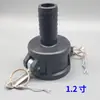 Tapa para bidón IBC de tonelada Shuole con válvula de entrada de aire, tapón de llenado, tubo de 1,0 pulgadas 2 pulgadas y tapa de grifo de válvula de drenaje/ventilación
