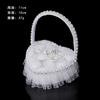 Novo Mini pequeno anel travesseiro caixa criativa portátil adereços de casamento caixa de anel pequeno diamante branco decoração fábrica atacado