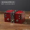 Mini Caixa de Armazenamento Vintage Estilo Chinês Caixa de Joias Embalagem de Joias Caixa de Presente Artesanato em Madeira Adereços de Cinema e Televisão