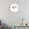 Reloj de pared digital para sala de estar con flamenco, acrílico, silencioso, para el hogar, creativo, de moda, venta al por mayor y al por menor