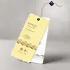 Tarjeta de Certificación de Producto, Diseño Personalizado con Logo del Fabricante, Papel de Colores, Impresión a Doble Cara, Tarjeta de Papel con Etiqueta para Colgar Perforada