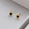 Ailoch s925 Plata Esterlina Alta Moda Distintivos Aretes de Círculo Números Romanos Joyería Coreana para la Oreja Femenina M05357