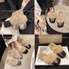 Pantuflas Peludas Famosas en Internet para Mujer, Adecuadas para Usar al Aire Libre, con Forro Polar Añadido, Antideslizantes, Nuevas Pantuflas de Algodón Cálido de Felpa Otoño e Invierno 2025