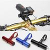 Extensión de manillar de bicicleta para equipo de equitación transfronterizo, soporte de tubo de carbono de aleación de aluminio para bicicleta de montaña, clip de extensión