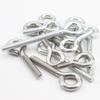 Tornillos de Ojo Cerrado de Acero Inoxidable 304, Tornillos de Ojo para Levantar, Tornillos de Anillo de Ojo, Tornillos de Gancho, Tornillos M3M4M5M6M8