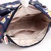Bolsa de Tecido de Nylon Leve Repelente à Água Bolsa de Compras da Moda Bolsa de Ombro Feminina da Moda Bolsa Transversal Casual Estampada