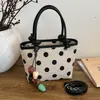 Exquisito Bolso de Lunares de Nicho para Mujer 2026 Nueva Moda Bolso Cruzado Versátil con un Toque de Lujo y Elegante Bolso de Mano Bolso Cubo