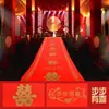 Suministros Desechables para Bodas Alfombra Roja, Alfombra Roja Grande para Bodas, Celebraciones Festivas, Ceremonias de Inauguración, Alfombra Gruesa de Tela No Tejida