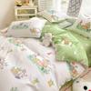 Conjunto de Cama de Dormitório para Estudantes Universitários Três Peças 100% Algodão Algodão Puro Lençol Capa de Edredom Colchão Cama de Solteiro Conjunto de Seis Peças