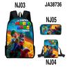 Mochila escolar de tres piezas de la película Mario Brothers 3D de Cross-Border 2024
