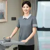 Ropa de Trabajo para Limpieza de Habitaciones de Hotel, Centros Comerciales, Hospitales, Tiendas 4S, Camiseta de Manga Corta, Uniforme Personalizado para Limpiador de Propiedad