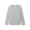 Camiseta de alta calidad de algodón modal tencel con protección solar para mujer, top suave y ligero de corte holgado 9976