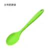 Venta al por mayor del fabricante cuchara pequeña de silicona cuchara densa cuchara para ensalada utensilio de cocina de silicona Amazon transfronterizo