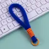 Lanyard de Felpa Colorido para Teléfono Colgante de Muñeca con Cuerda Tejida a Mano en Forma de Estrella Llavero Lanyard para Botella de Agua