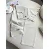 Jeans de Diseñador Color Albaricoque de Pierna Ancha para Mujer, Novedad Verano 2026 Cintura Alta Sueltos Adelgazantes Versátiles de Pierna Recta Largos hasta el Suelo