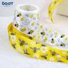 Cinta de Abeja de Primavera Flor de Abeja Cinta Amarilla DIY Envoltura de Regalo Decoración de Fiesta Adornos Accesorios Material Cinta