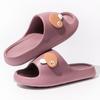 Pantuflas de mujer (2025), nuevas, para interiores, hogar, suela gruesa, baño, antideslizantes, desodorantes, sandalias para hombre.