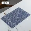 Jogo Americano de PVC Jogo Americano para Casa Jogo de Mesa de Alta Qualidade para Hotel Comercial Suporte para Tigela Estampado Xadrez Couro Impermeável Isolante Térmico