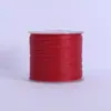 Hilo redondo encerado cosido a mano no suelta hebras 0.4/0.5/0.6mm eje pequeño hilo encerado hilo encerado de poliéster accesorios manuales para cuero DIY