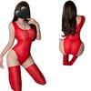Medias Sexys Transparentes 5D Lisas Aceitosas Ajustadas Traje de Baño Aceitoso Abertura Ultra-Delgadas Sexys Intimates que No se Quitan Traje para Mujer