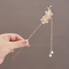 Flores Florecientes Súper Hada Borla Pasador de Pelo Nuevo Estilo Chino Estilo Antiguo Aleación Pasador de Pelo Moderno Dinastía Han Pasador de Pelo Mujeres