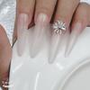 Celebridade da Internet Nova Joia de Arte de Unhas na Ponta do Dedo Coração Redondo Quadrado Celebridade da Internet Explosivo Arte de Unhas Strass Pilha de Pérolas Diamantes