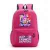 Grupo Bruja Cazadora Mochila Periférica Niños Niñas Estudiantes Color Dibujos Animados Gran Capacidad Bolsa Escolar