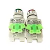 Interruptor de Botón LAY37-1TD 11DZS Cabeza Plana con Luz Botón de Interruptor de Botón Auto-bloqueante