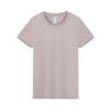 Nueva Camiseta de Verano para Hombre Algodón Peinado de Altura Cuello Redondo Suéter Personalizado Manga Corta Amigable con la Piel Transpirable Sencillo Color Sólido Manga Media