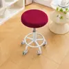 Funda para taburete, cojín redondo, funda universal engrosada para asiento de taburete de bar, funda protectora, funda de silla universal para barberías