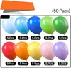 Globos Mini Multicolor Mate de 5 Pulgadas 50 Piezas Globos Pequeños de Látex Fiesta de Cumpleaños Pedida de Mano Decoración de Boda
