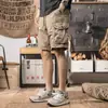 Pantalones Cortos Delgados de Verano 2025 Overoles Casuales Rectos Sueltos Marca de Moda Pantalones Negros Atractivos para Hombre