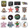 Nuevo broche divertido de dibujos animados con combinación de múltiples estilos, estrella de cinco puntas, fresa, ratón, accesorios de personalidad geométrica, insignia