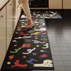 Alfombra de Cocina Estilo Dibujos Animados Absorbente de Agua y Resistente a la Suciedad Suave Alfombra de Piso de Barro Diatomeas Separación de Seco y Húmedo para el Hogar Felpudo Antideslizante para Cabello