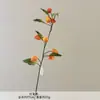 Nova Fruta Lanterna Flor Artificial Fruta Auspiciosa de Natal Decoração de Casa de Outono Arranjo de Casamento Balde de Bênçãos Arranjo de Flores com Planta Verde