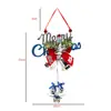 Campana de Navidad 20cm Alfabeto Inglés Ángel Colgante de Campana de Navidad Escena de Árbol de Navidad Accesorios Colgantes