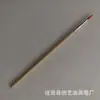 Processamento de haste plástica lã de nylon plana caneta plana caneta Gouline pincel para pintura a óleo digital pincel para pintura cerâmica de gesso vinílico